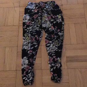 Floral Joggers Size 4